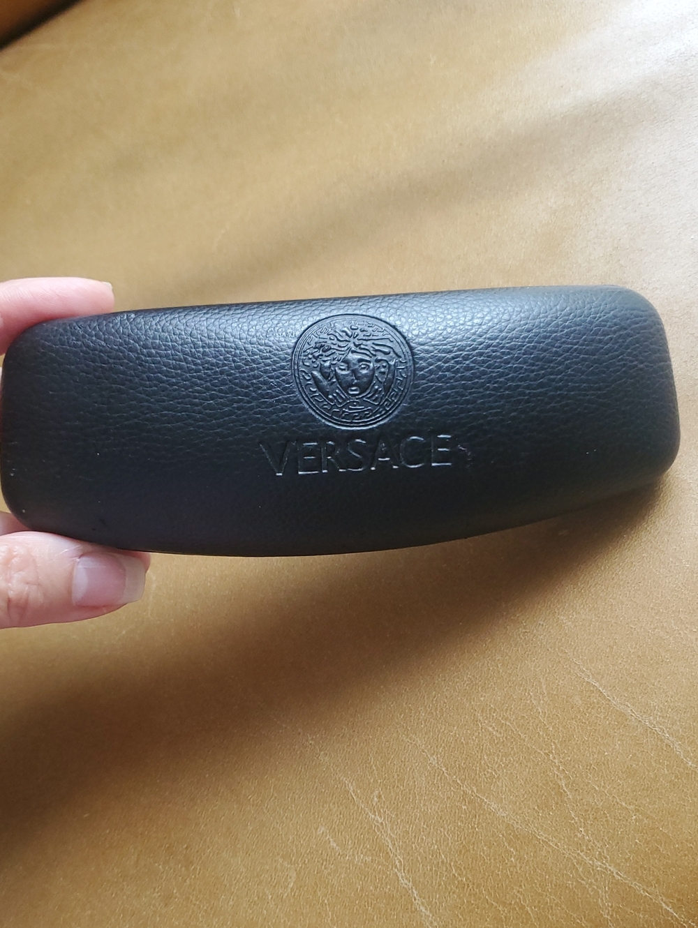 Versace Medusa Lratger Hard Sunglasses Reading Glasses Case